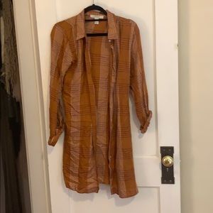 Forever 21 plaid sweater/cardigan